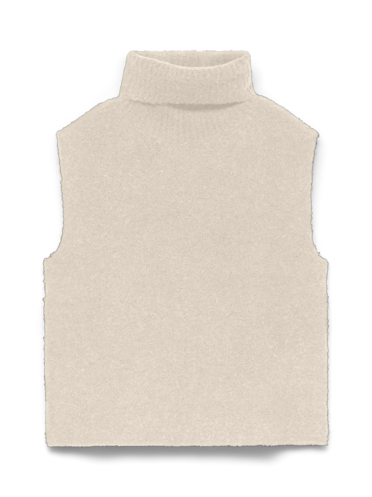 VM EVERLEE ROLLNECK VEST - BIRCH