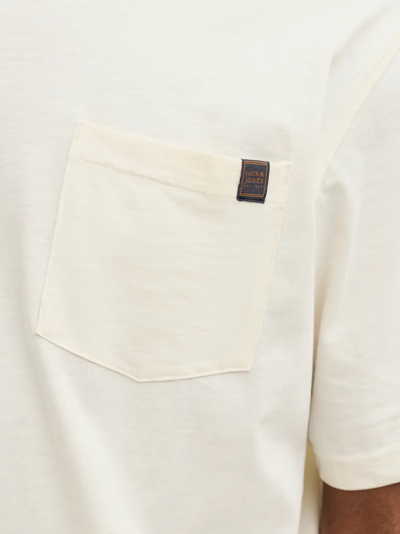 JJ SLUB DOVER TEE - ANTIQUE WHITE