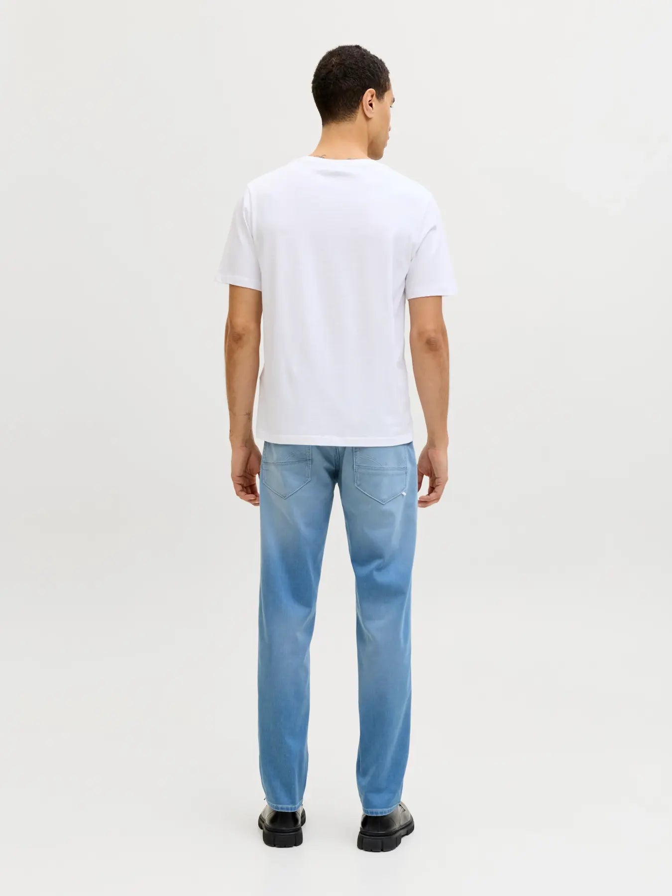 JJ MIKE 422 TAPERED FIT JEANS - BLUE DENIM