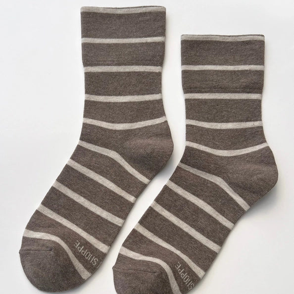 LE BON SHOPPE WALLY SOCKS - MOCHA