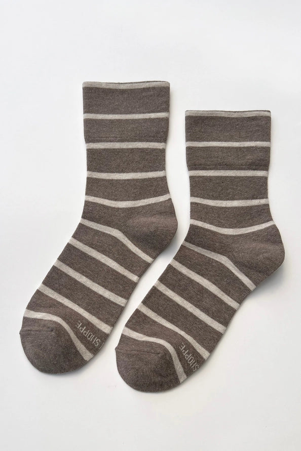 LE BON SHOPPE WALLY SOCKS - MOCHA