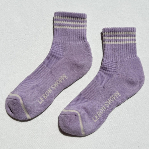 LE BON SHOPPE GIRLFRIEND SOCKS - IRIS