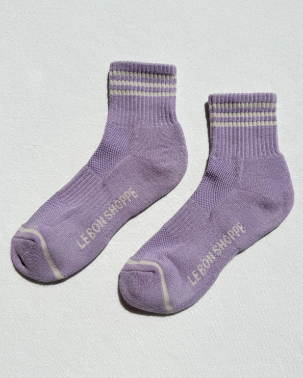 LE BON SHOPPE GIRLFRIEND SOCKS - IRIS