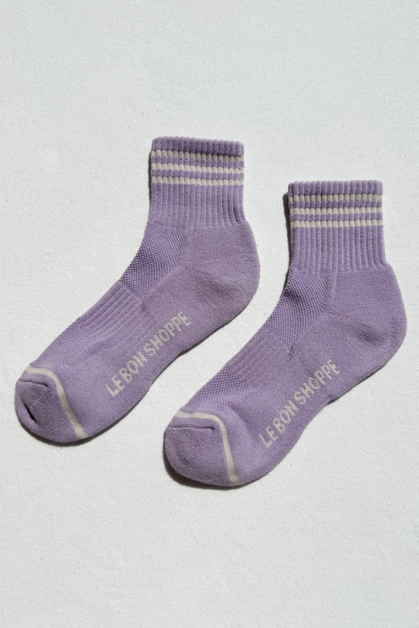 LE BON SHOPPE GIRLFRIEND SOCKS - IRIS