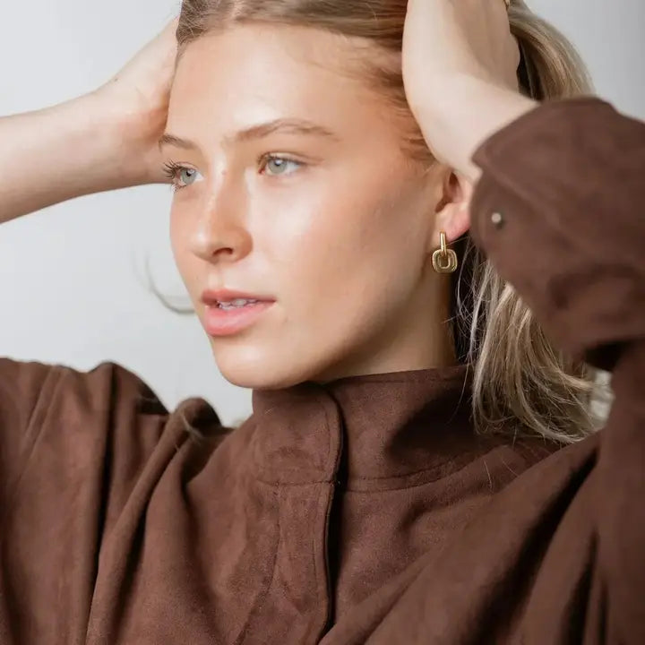 SUNNY SUNDAY IZZIE DOUBLE HOOPS - GOLD