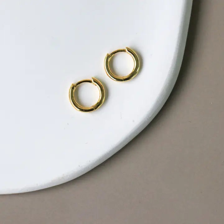 DORMO HOOP EARRINGS - GOLD