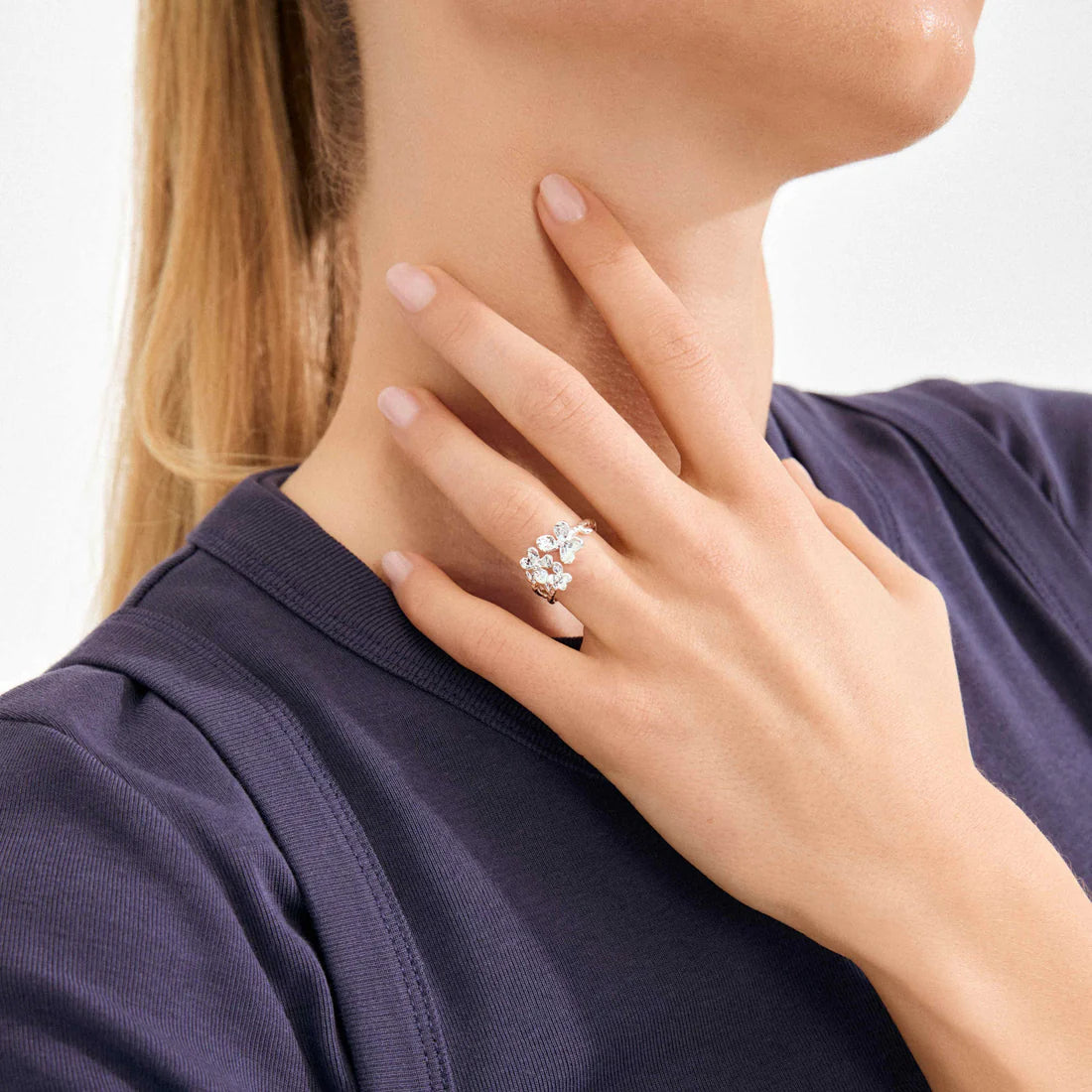PILGRIM AJANI RING - SILVER