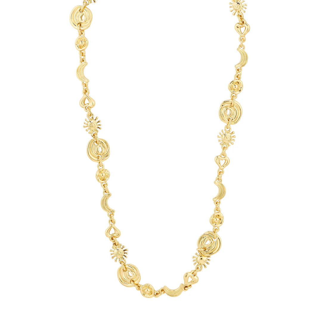 PILGRIM MISHA CHARMS NECKLACE - GOLD