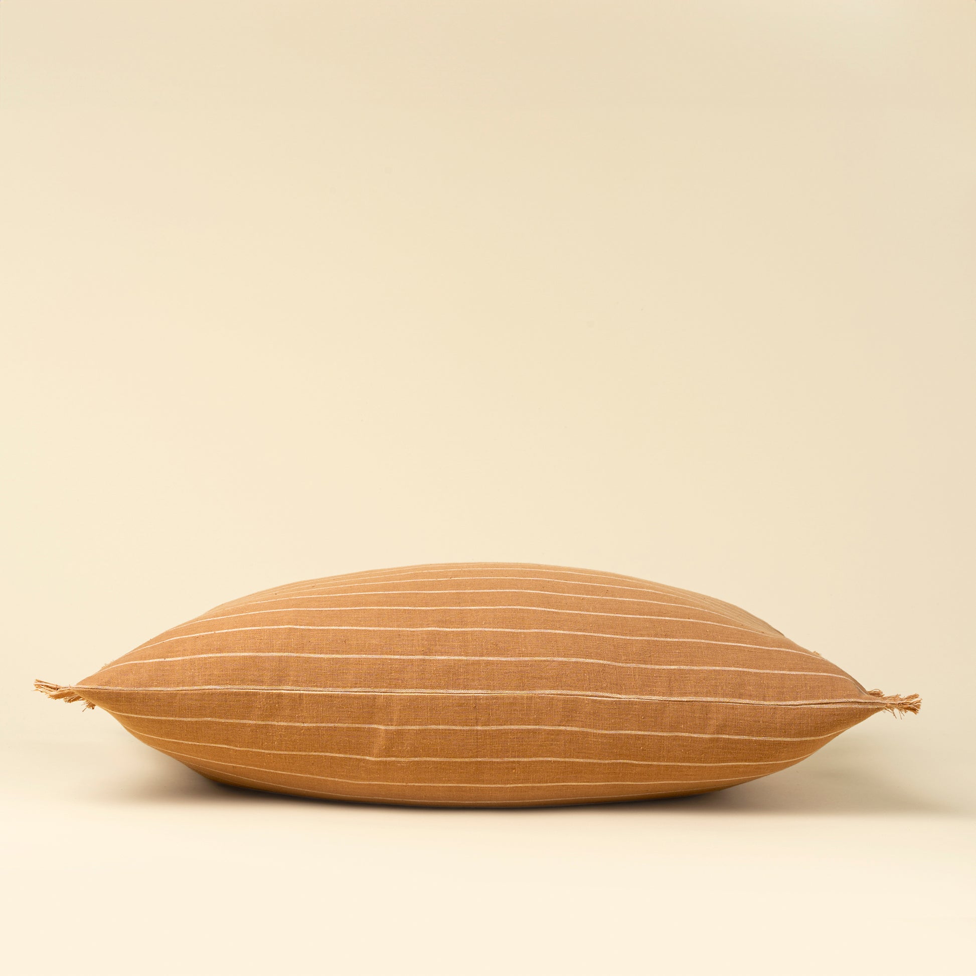 16 X 24 HANDLOOM STRIPE PILLOW - TERRACOTTA