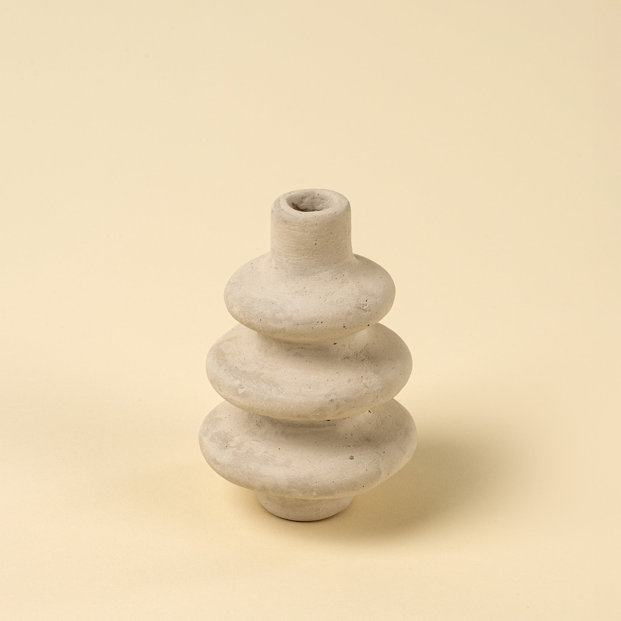 WAVE PAPER MACHE VASE