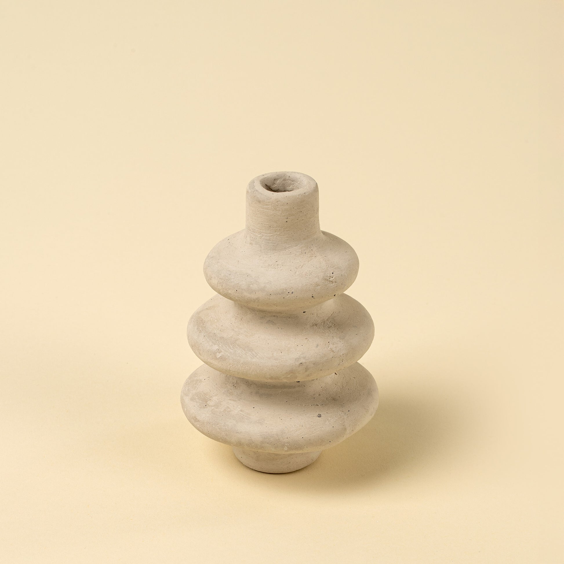 WAVE PAPER MACHE VASE