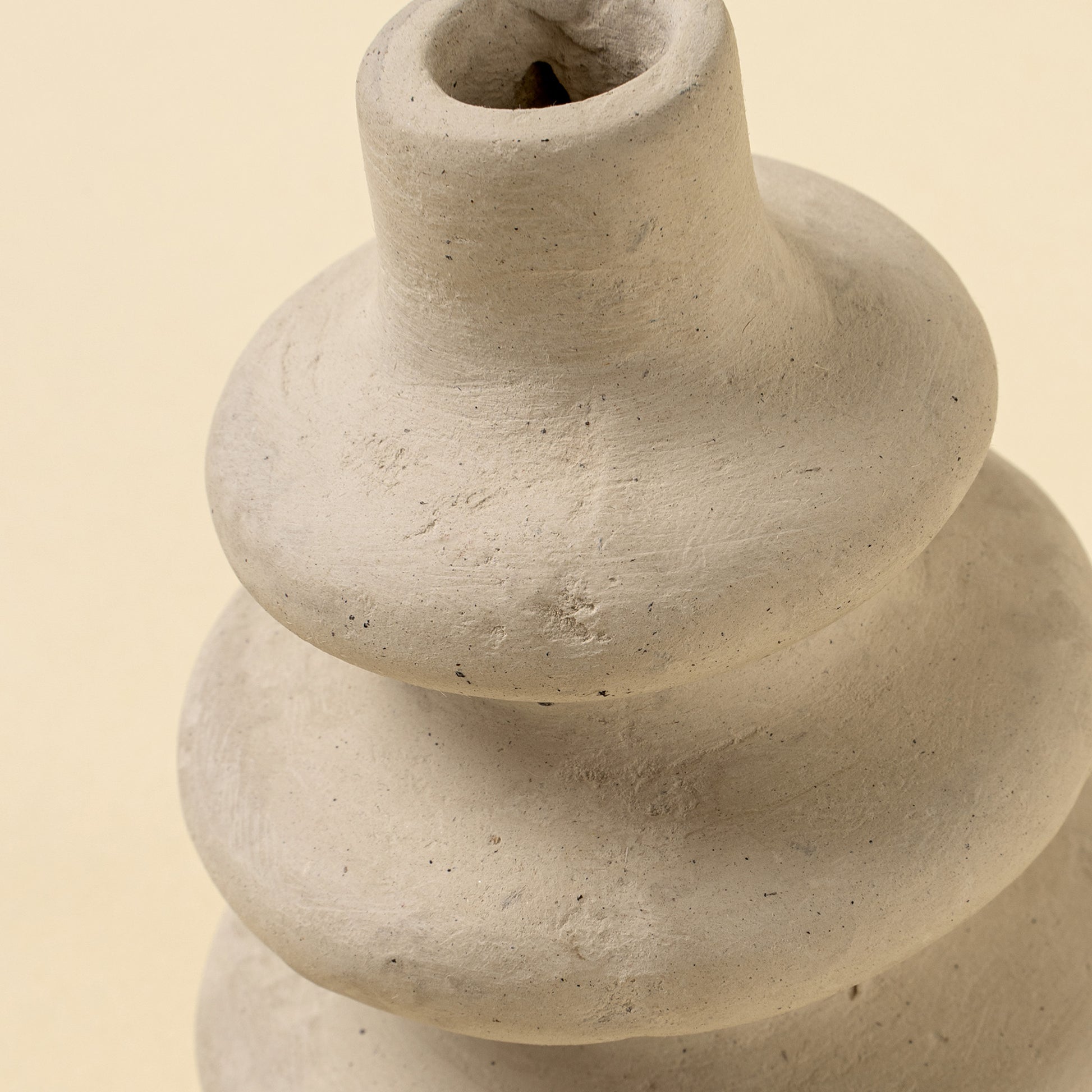 WAVE PAPER MACHE VASE