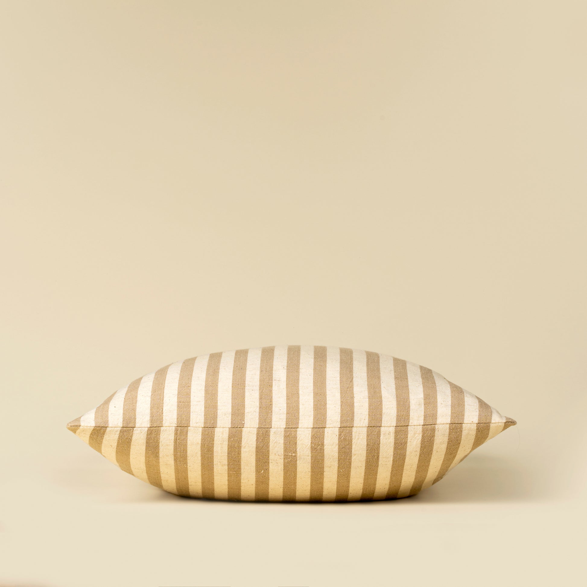 20 X 20 NARROW STRIPE PILLOW - SAND