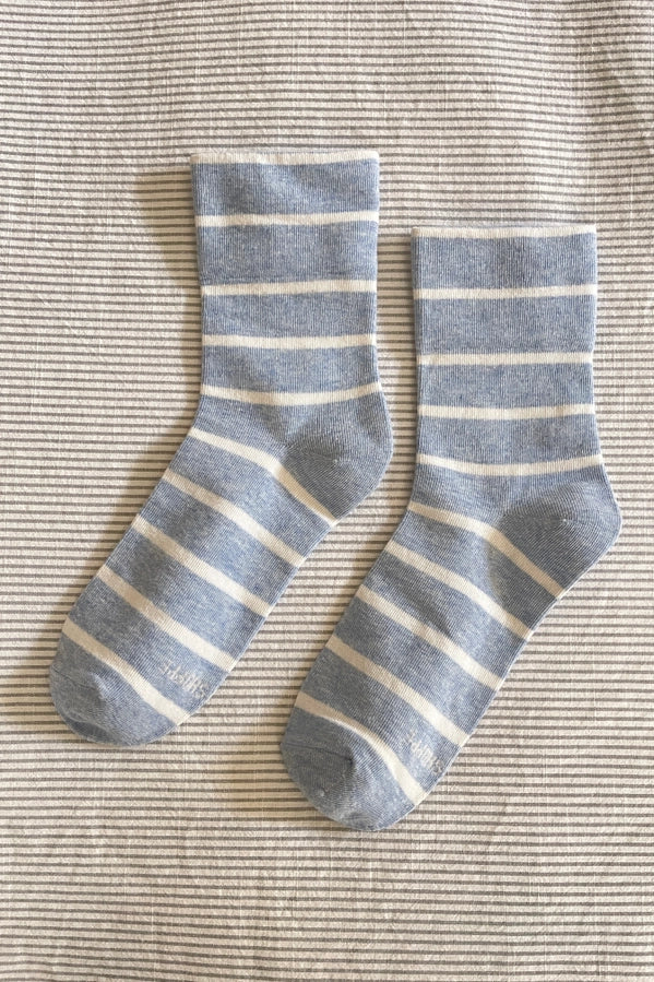 LE BON SHOPPE WALLY SOCKS - CEMENT