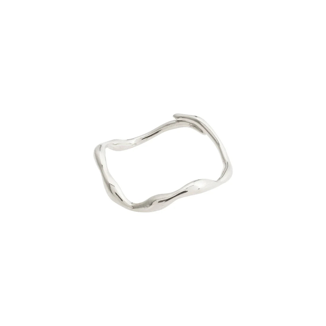 PILGRIM LULU RECYCLED ORGANIC SHAPED RING - SILVER