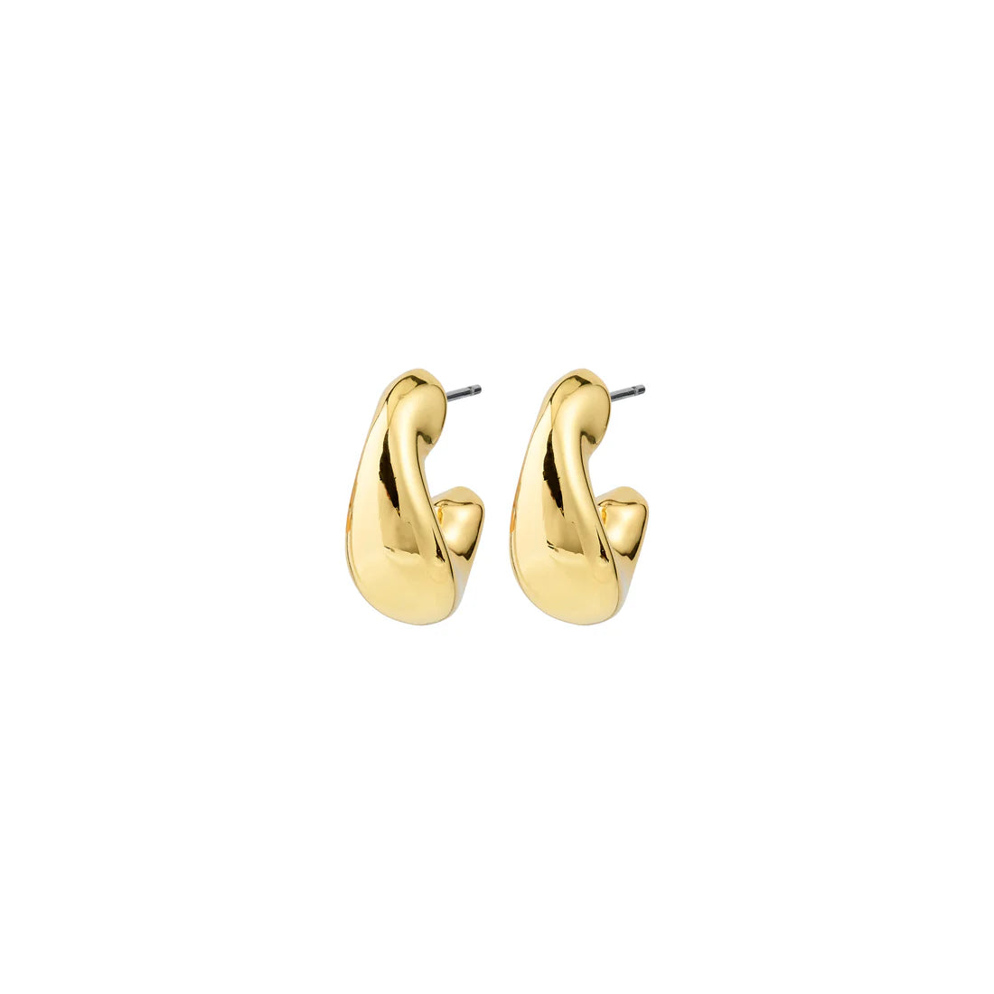 PILGRIM JENNINGS HOOP EARRINGS - GOLD