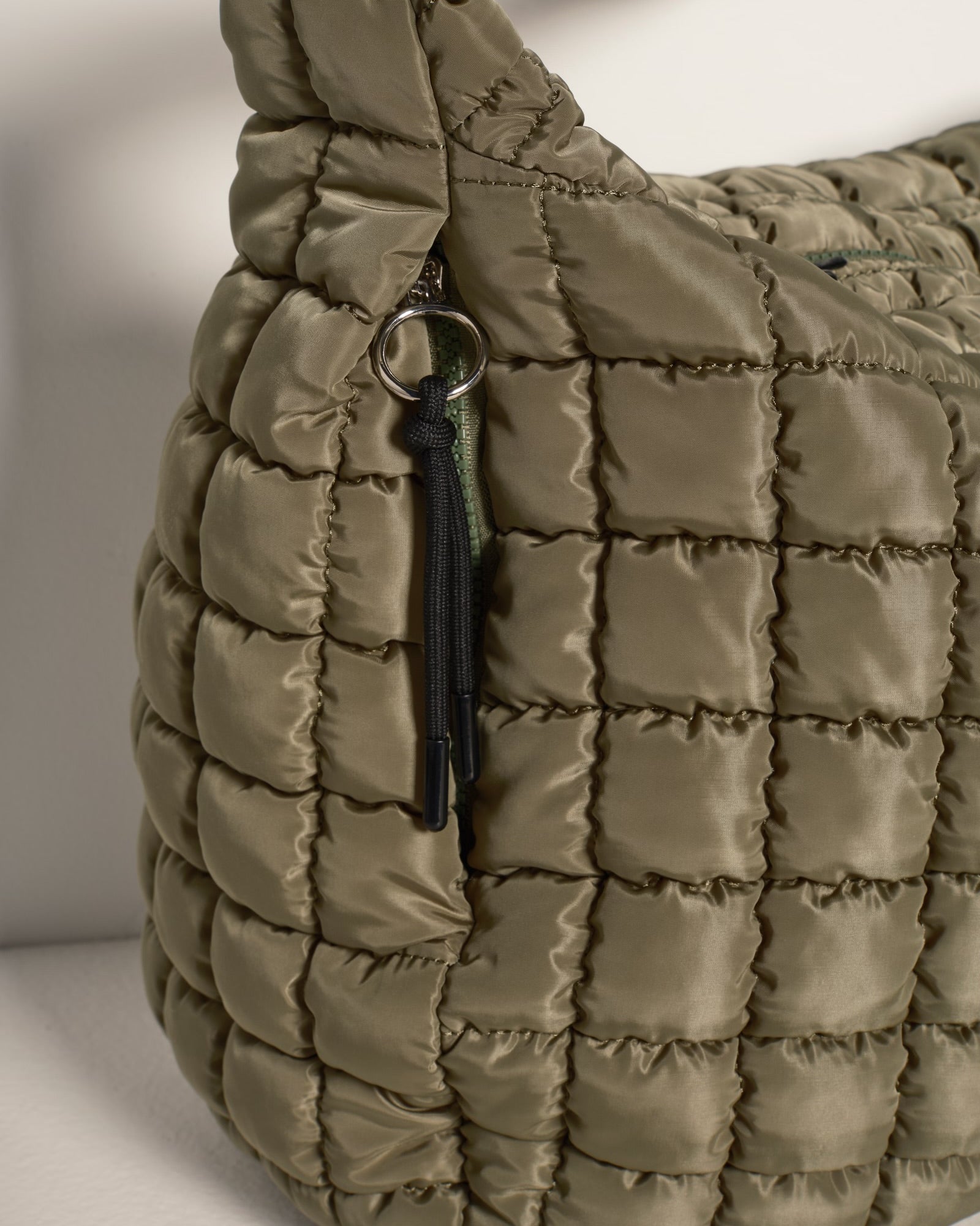 FREE PEOPLE CARR QUILTED BAG - SEARGRASS