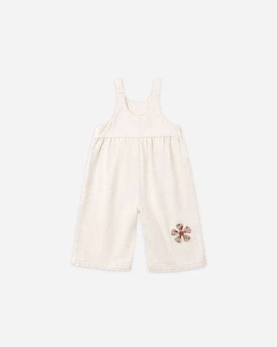 RYLEE + CRU WIDE LEG OVERALL - DAISY PATCHES