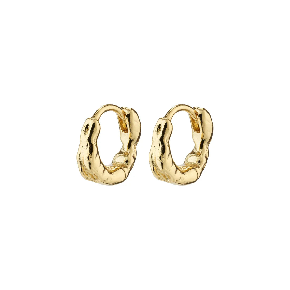 PILGRIM EDDY ORGANIC SHAPE EARRINGS - GOLD