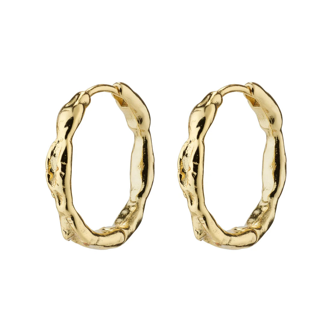 PILGRIM EDDY ORGANIC SHAPE EARRINGS - GOLD