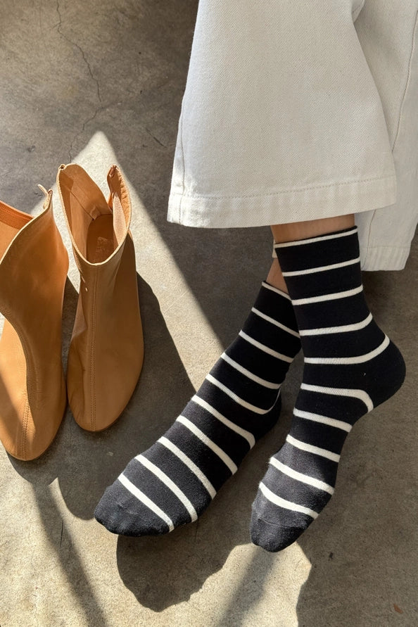 LE BON SHOPPE WALLY SOCKS - BLACK