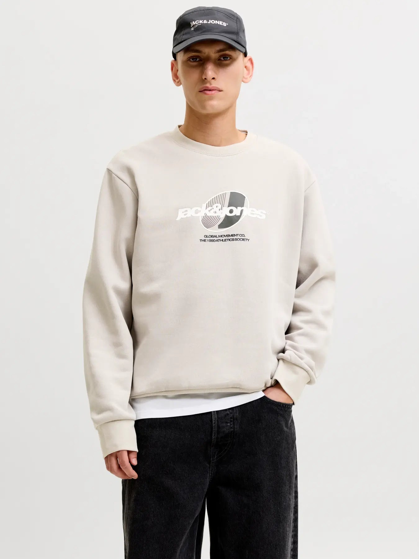 JJ CLUB BRANDING SWEATSHIRT - DOVE