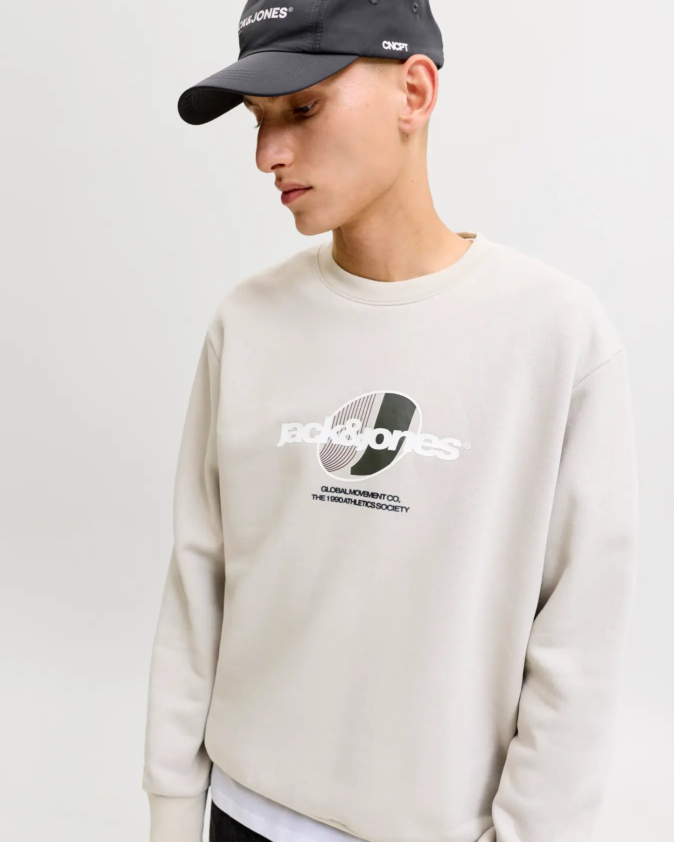 JJ CLUB BRANDING SWEATSHIRT - DOVE
