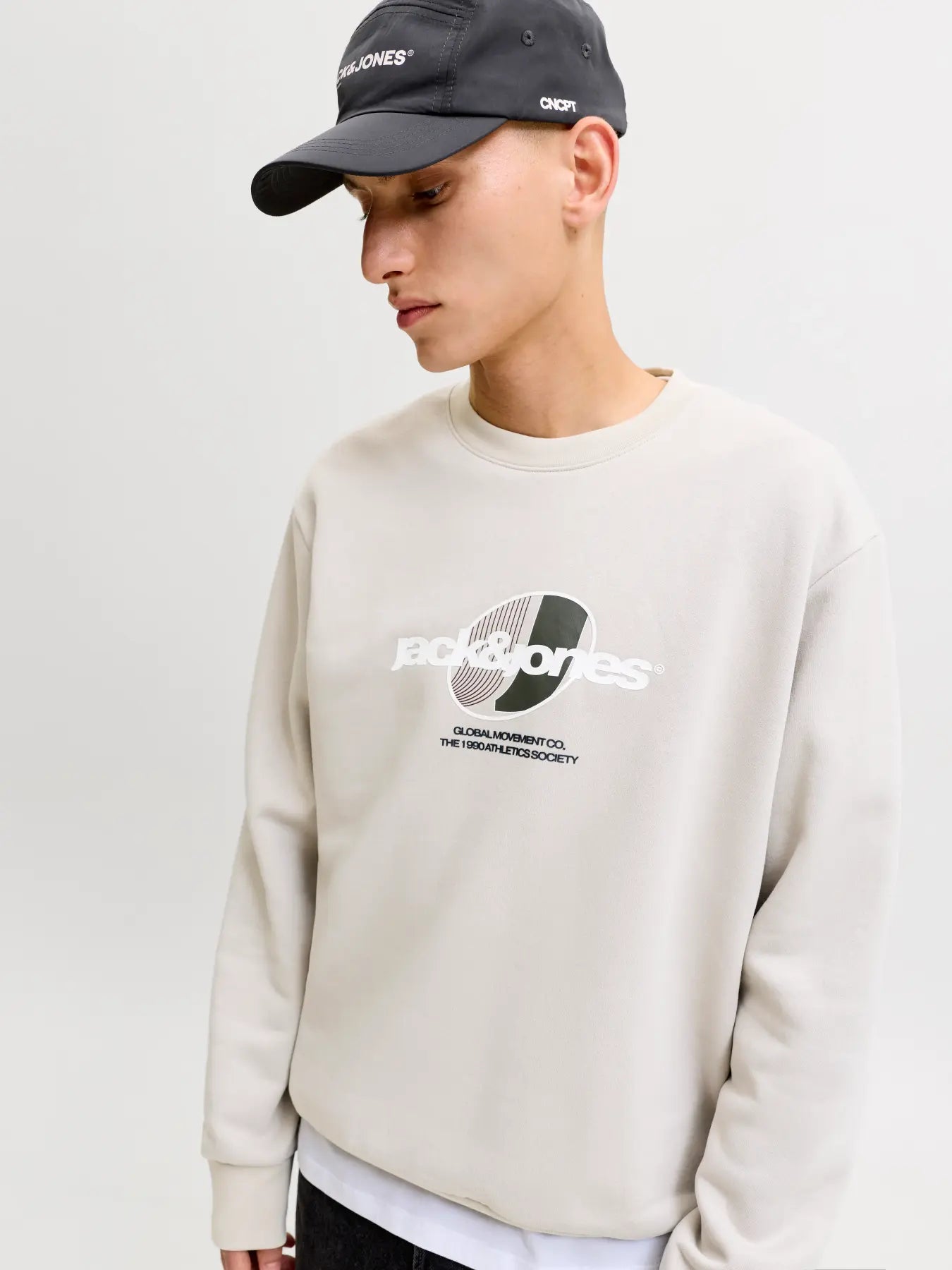 JJ CLUB BRANDING SWEATSHIRT - DOVE