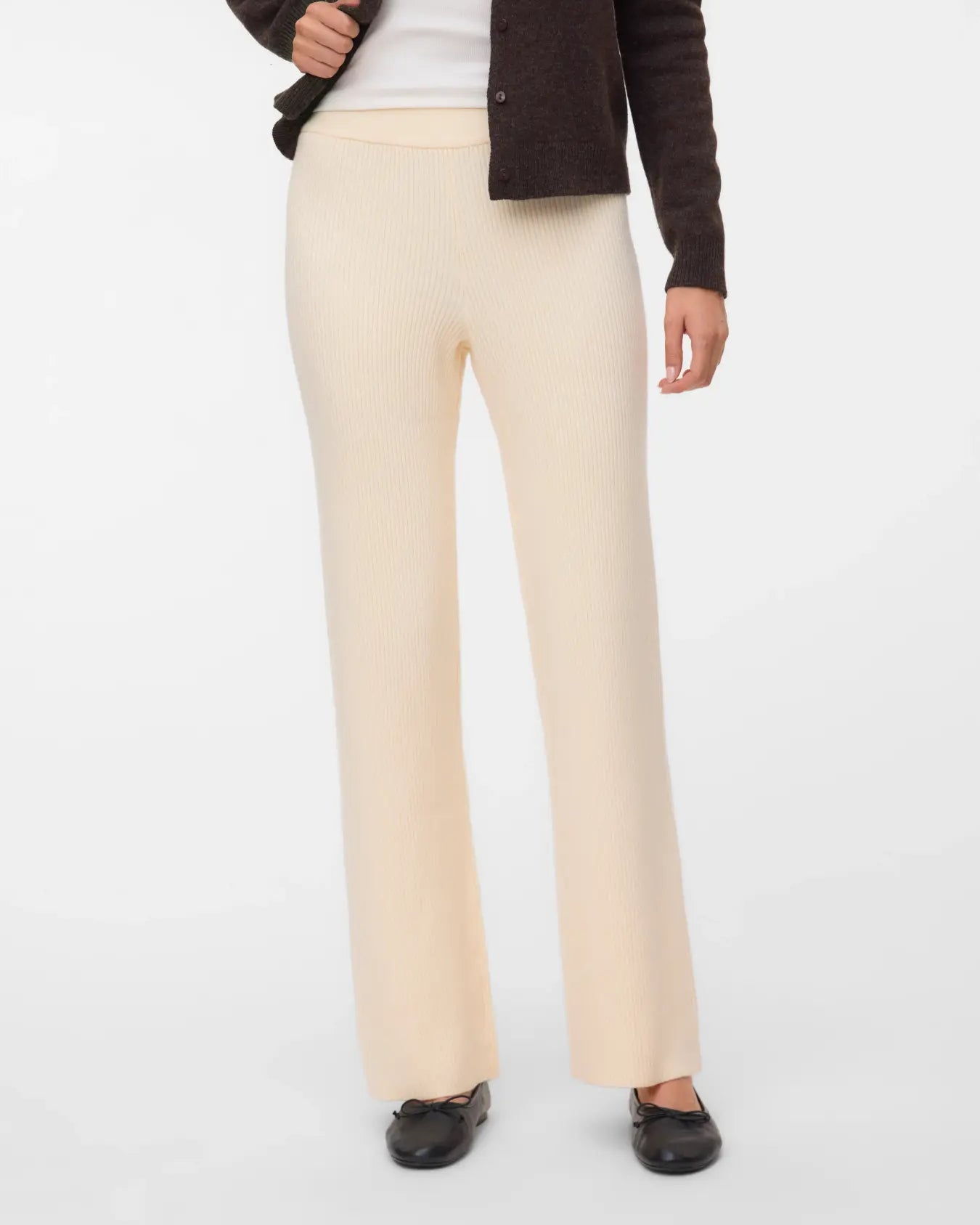VM GOLD LUX RIBBED PANT - BIRCH