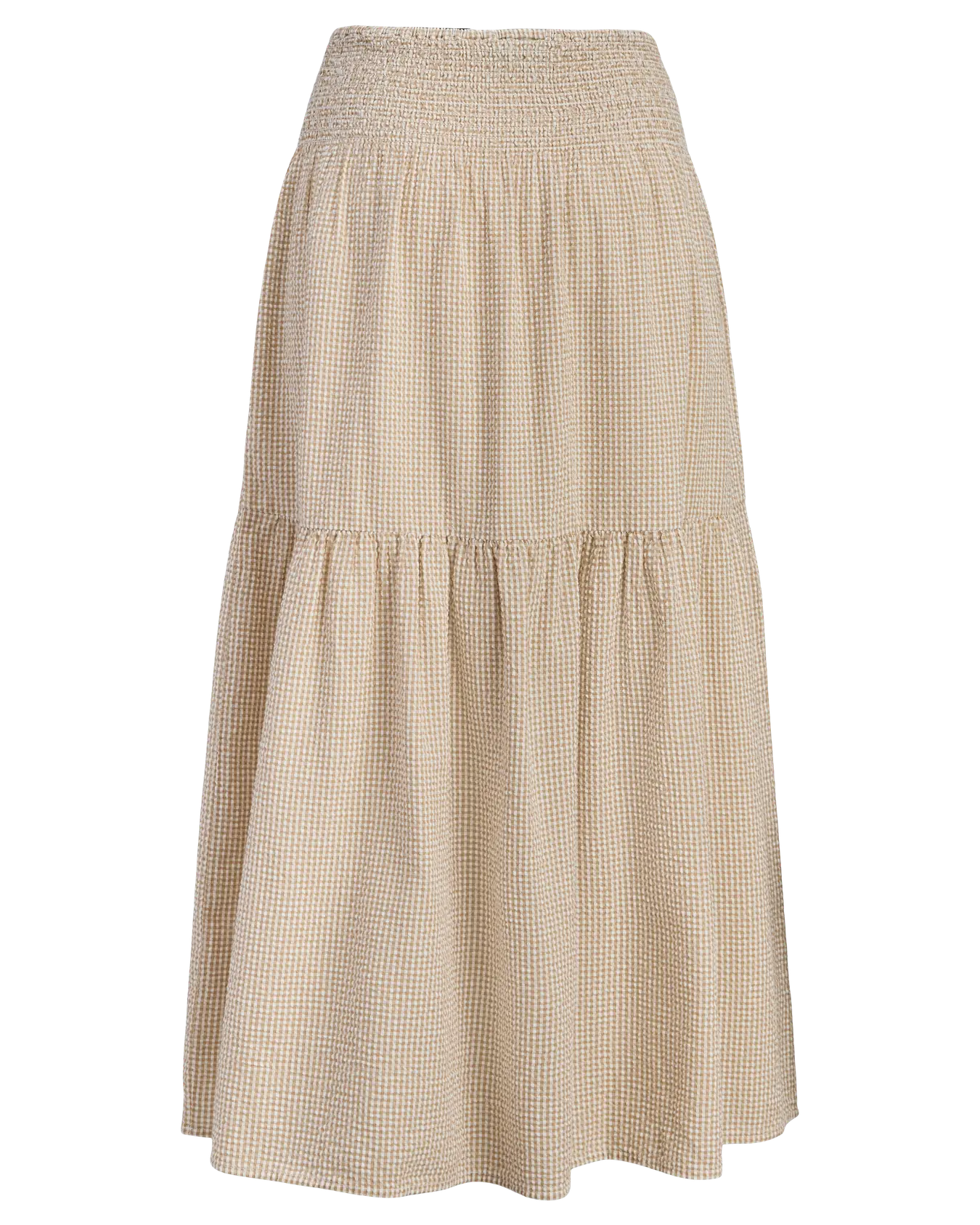 JJXX ZOE SEERSUCKER MAXI SKIRT - CORNSTALK