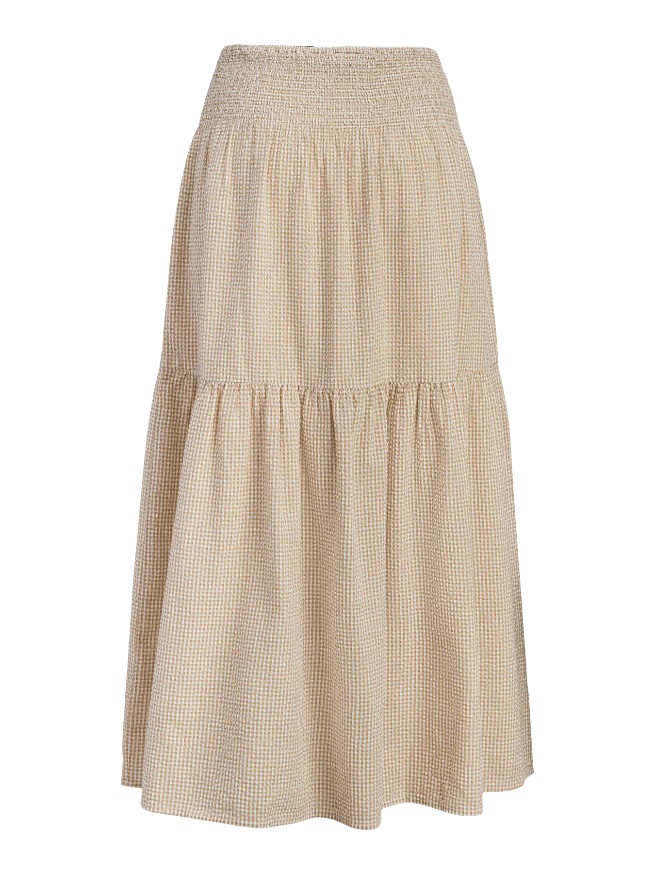 JJXX ZOE SEERSUCKER MAXI SKIRT - CORNSTALK