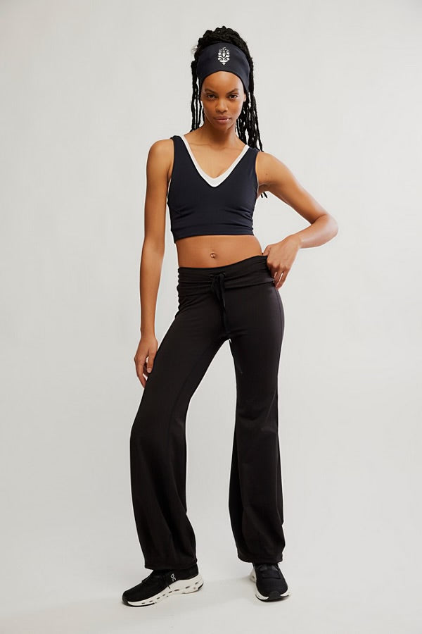 FREE PEOPLE QUICK STEP PANT - BLACK