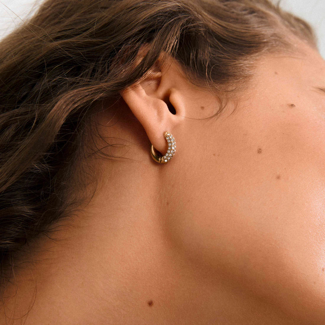 *PRE ORDER* PILGRIM TATUM SMALL HOOP EARRINGS -GOLD