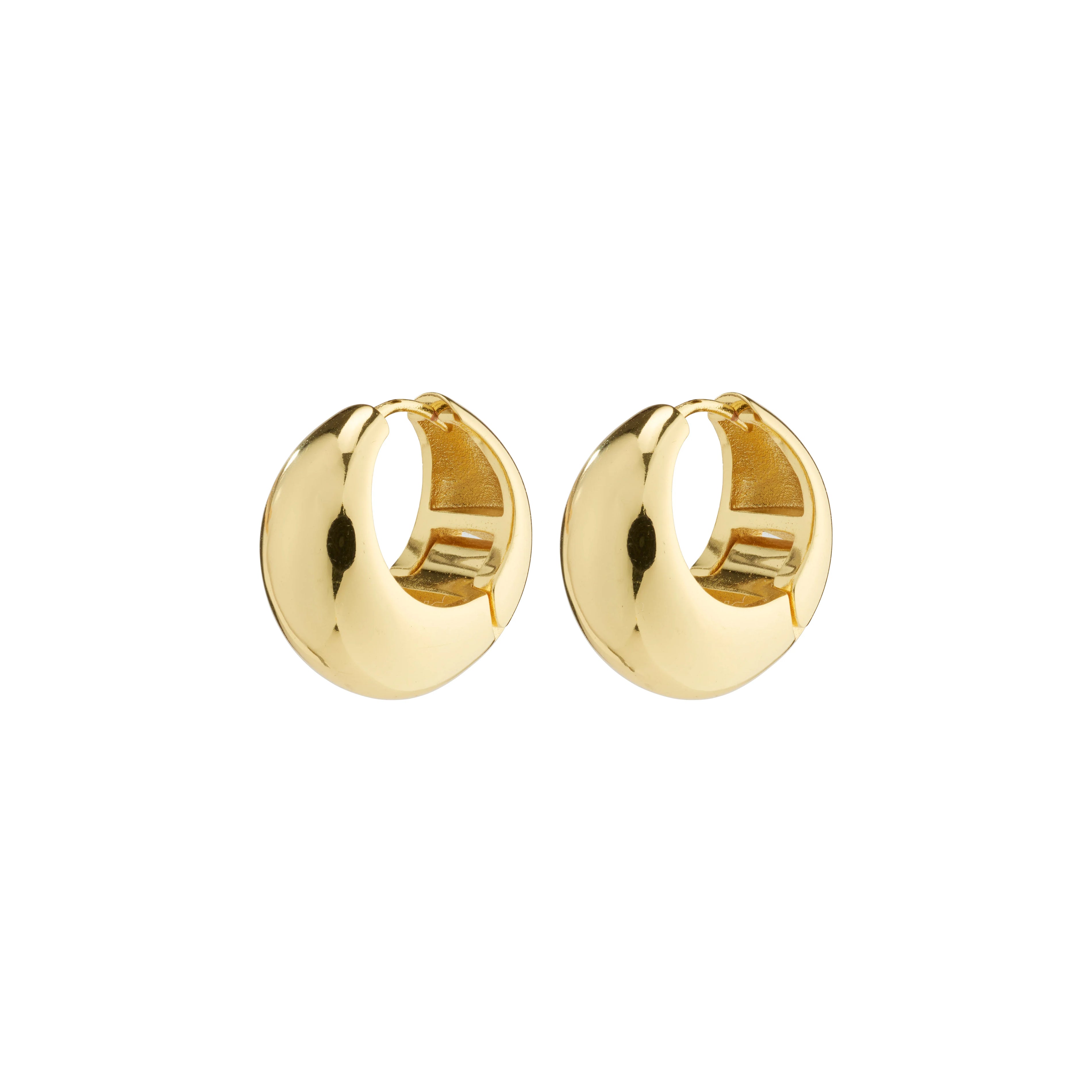 PILGRIM IONNA CHUNKY HOOP EARRINGS - GOLD