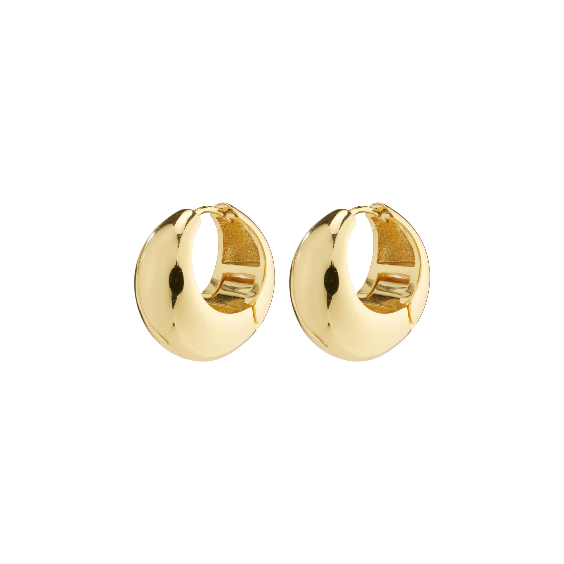 PILGRIM IONNA CHUNKY HOOP EARRINGS - GOLD