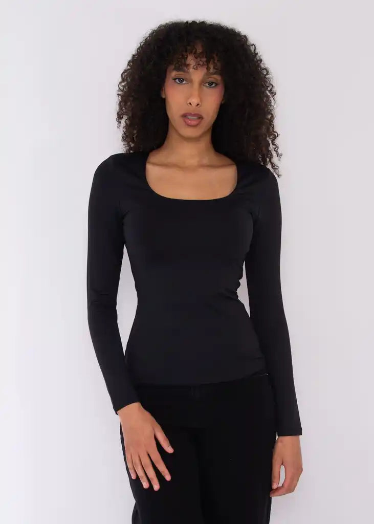 MARIANA SIGNATURE LONG SLEEVE - BLACK
