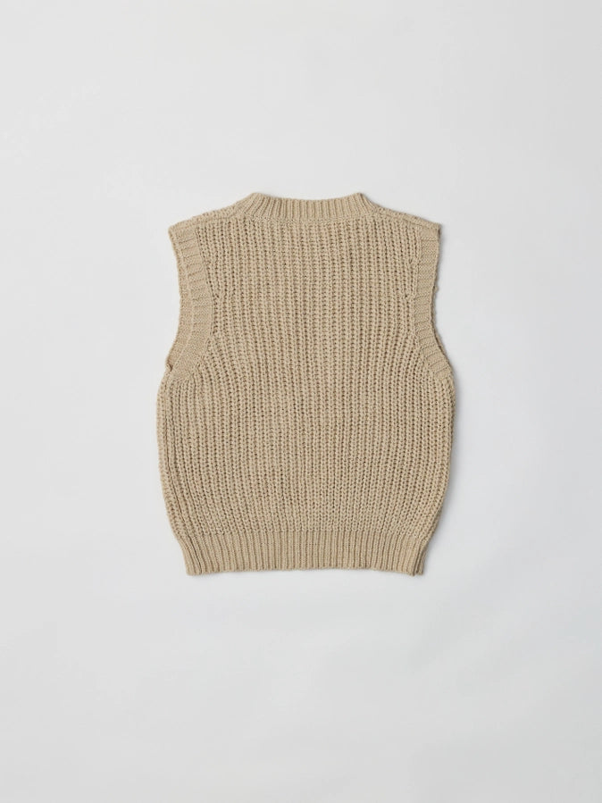 THE HAYES VEST - BEIGE