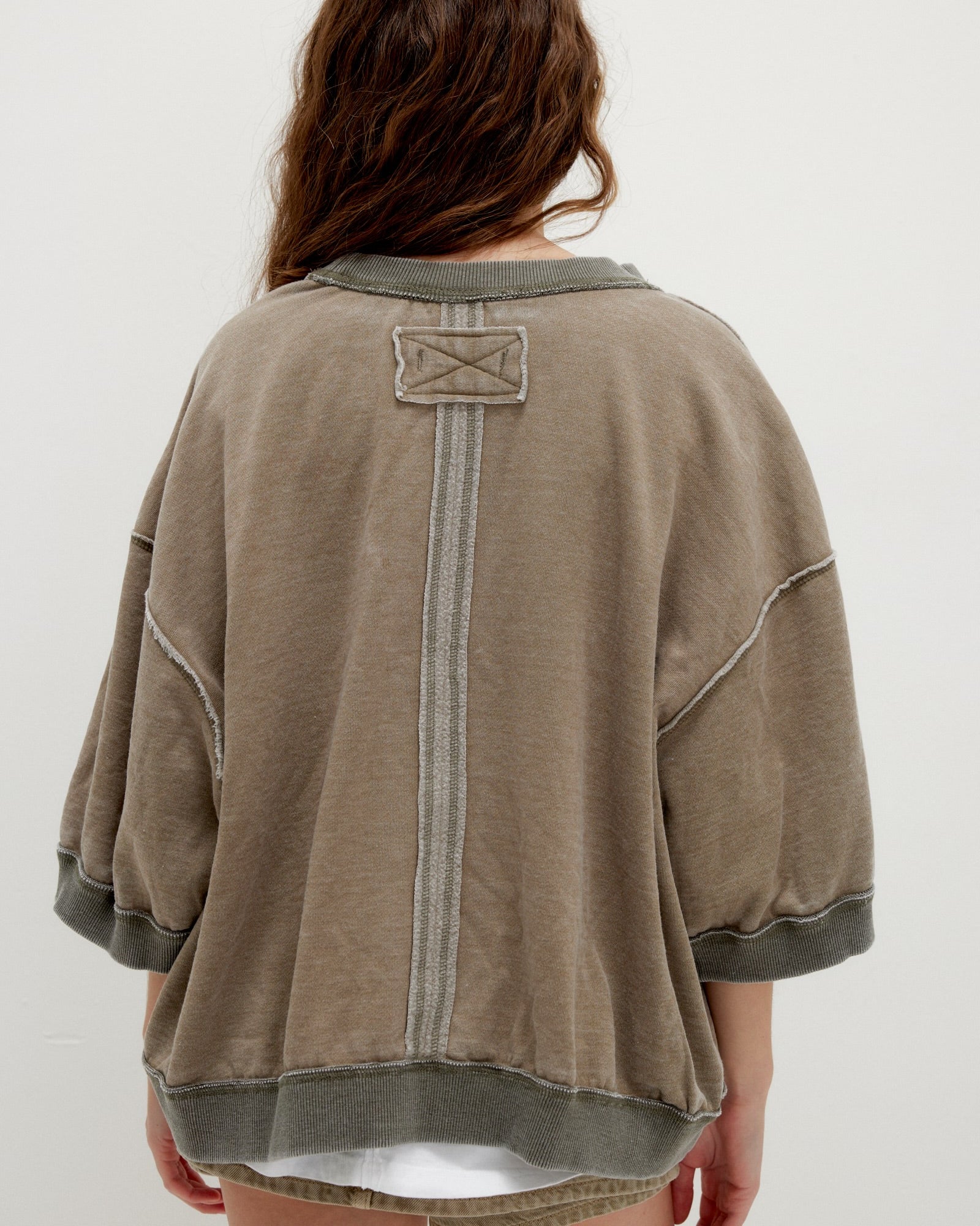 FREE PEOPLE EVERYTHING PULLOVER - CAIMAN