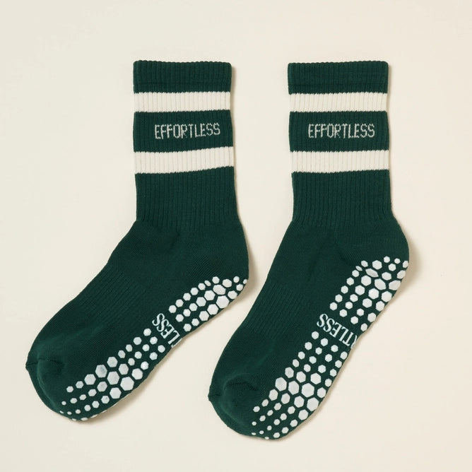 EFFORTLESS CLUB GRIP SOCKS - DARK GREEN