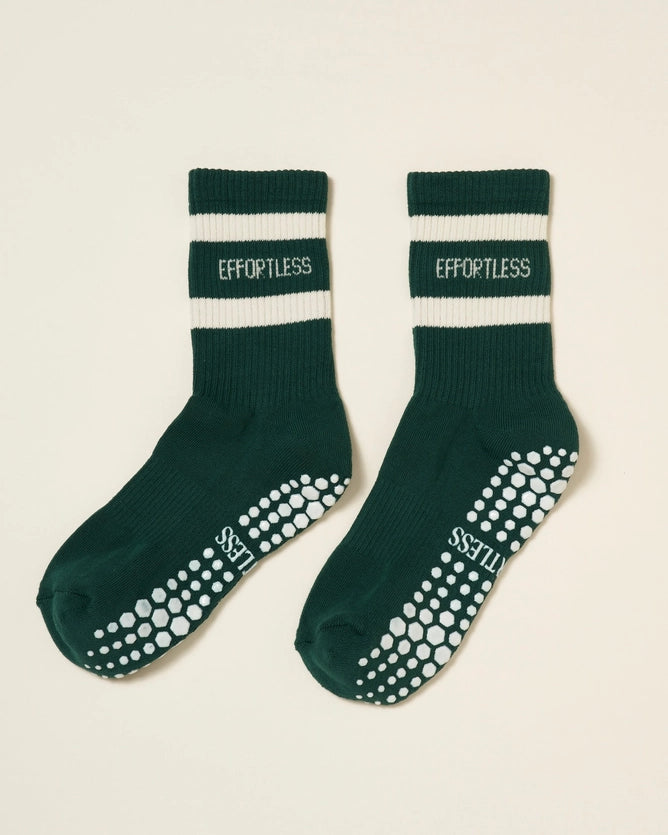 EFFORTLESS CLUB GRIP SOCKS - DARK GREEN