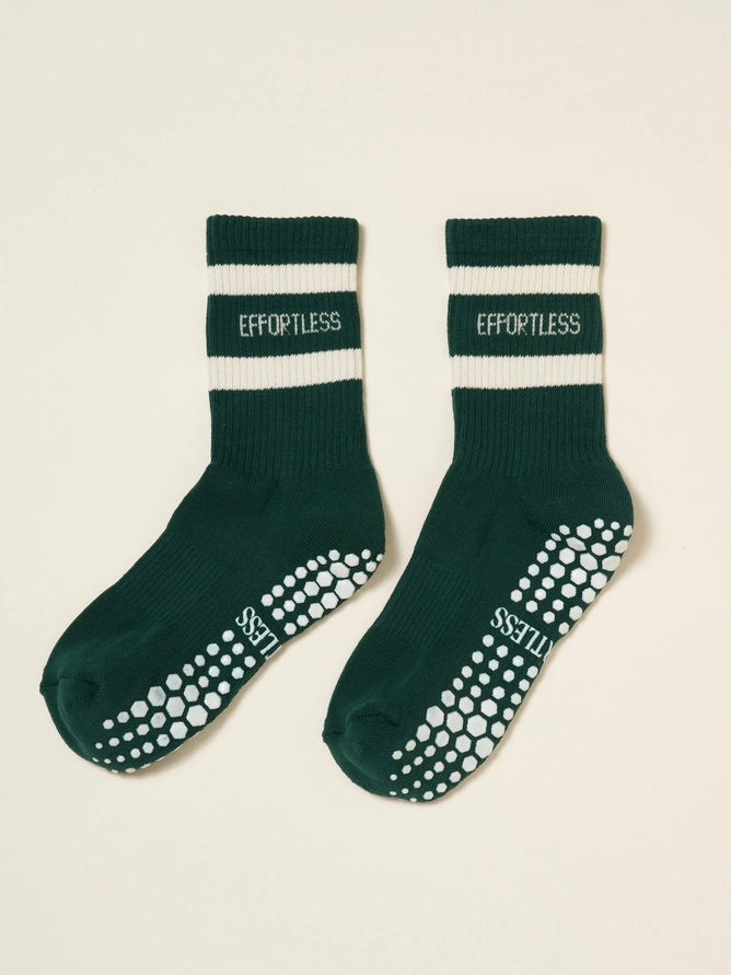 EFFORTLESS CLUB GRIP SOCKS - DARK GREEN