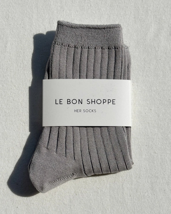 LE BON SHOPPE HER SOCKS - STONE