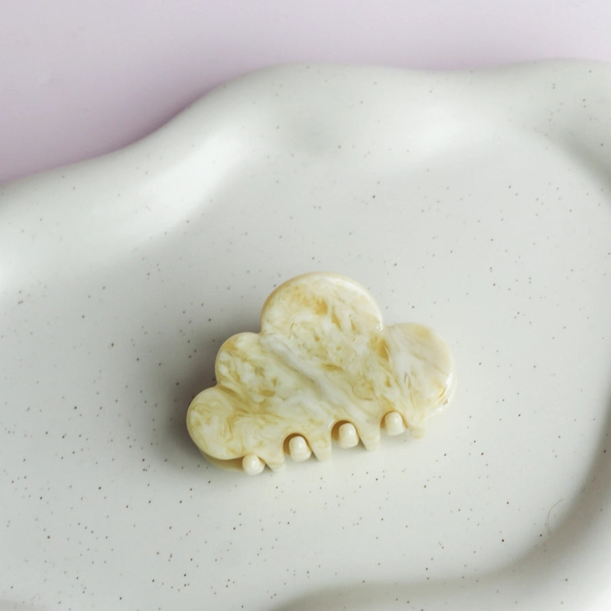 THE VELIA CLAW CLIP - MARBLE