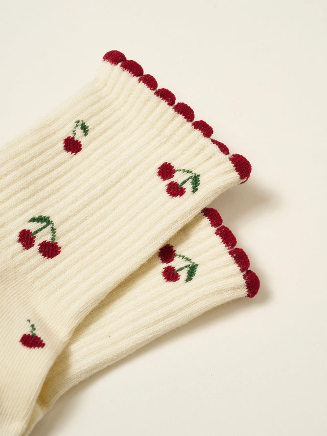 EFFORTLESS CLUB GRIP SOCKS - CHERRY