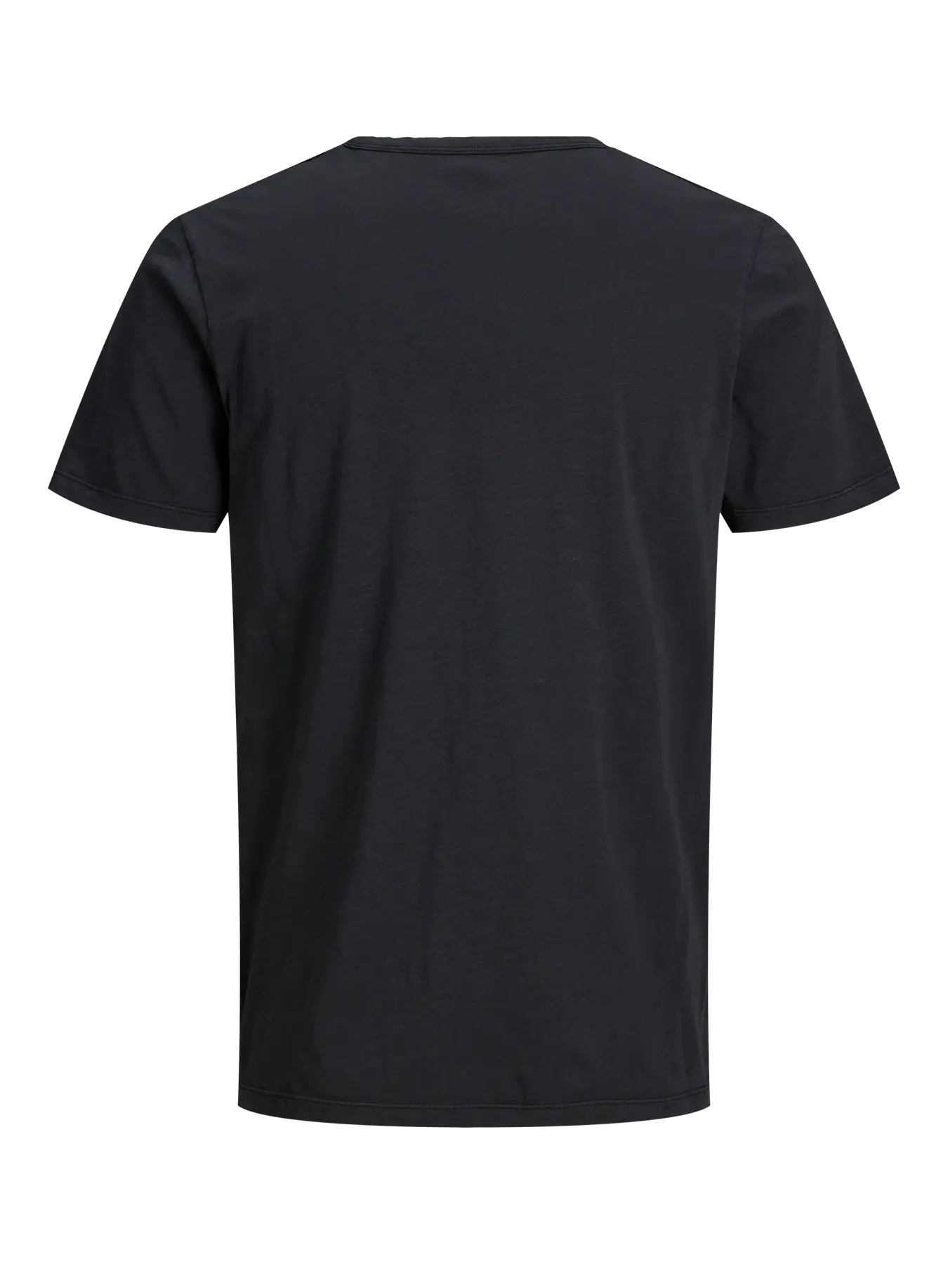 JJ SPLIT NECK TEE - BLACK