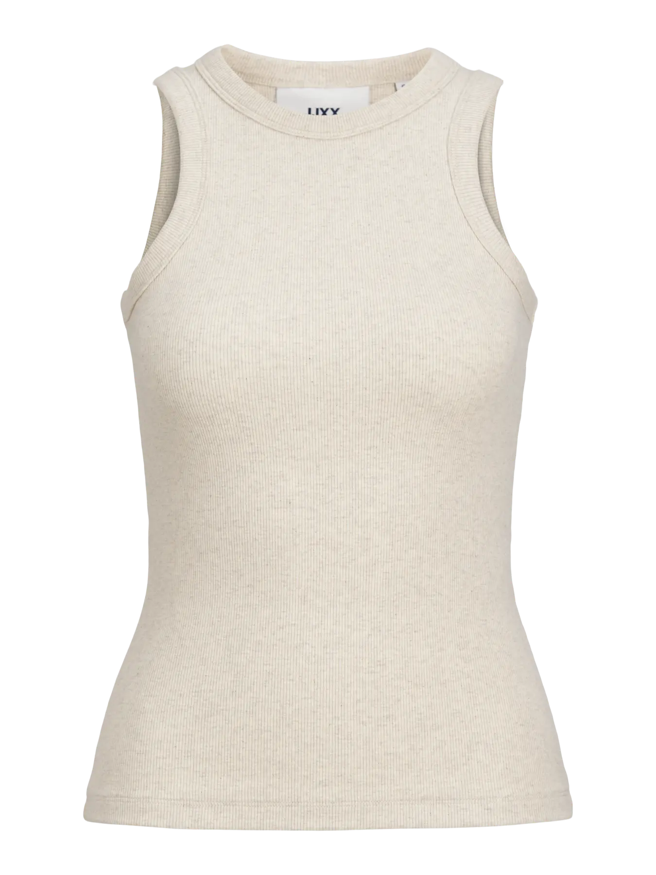 FOREST RIBBED TOP - OATMEAL - LAST SIZE XS