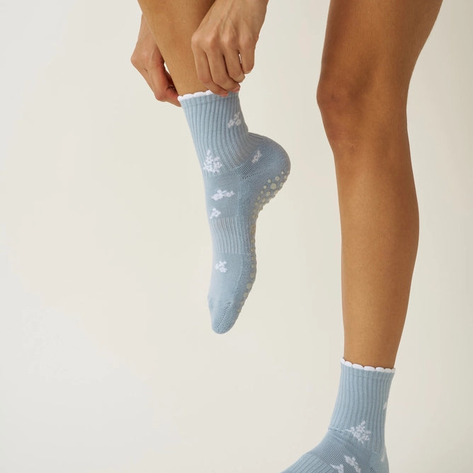 EFFORTLESS CLUB GRIP SOCKS - DENIM