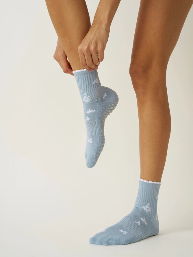 EFFORTLESS CLUB GRIP SOCKS - DENIM