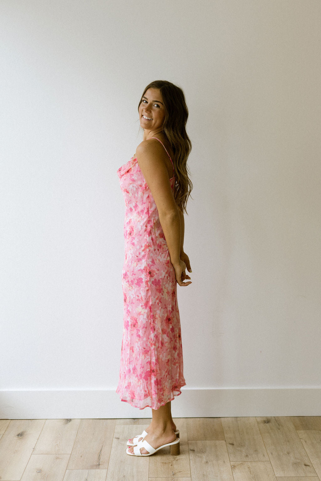 VM SMILLA WATERFALL DRESS - ROSE SHADOW