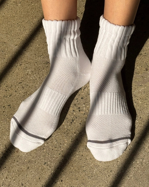 LE BON SHOPPE SWING SOCKS - WHITE